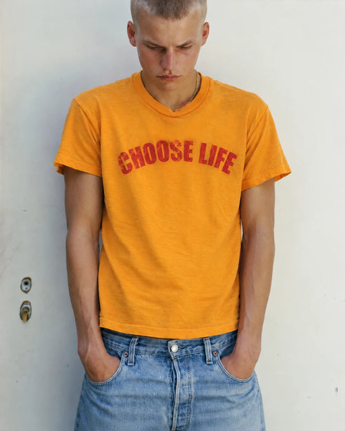 Choose Life Tee, Gold
