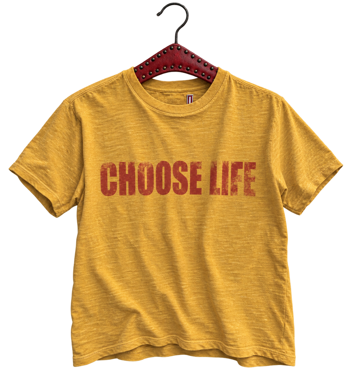Choose Life Tee, Gold
